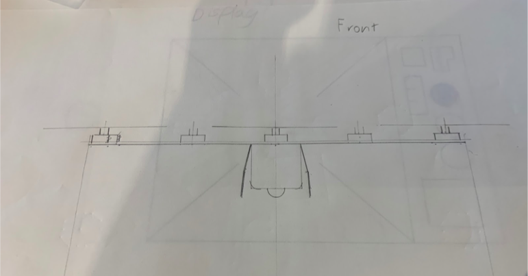a sketch of a drone prototype