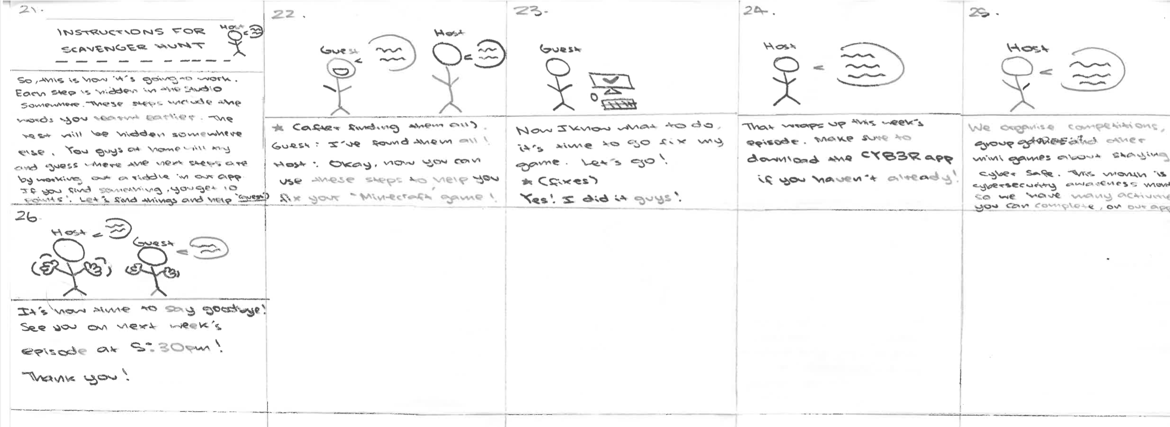 Storyboard of TV show (2)