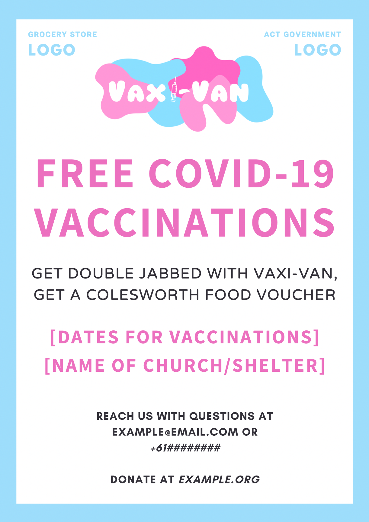 Vaxi-Van flyer